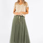 Lurex Short Sleeve Knit Top