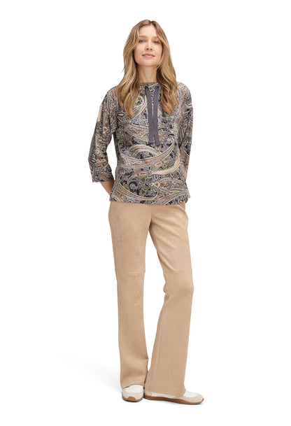 Paisley Print Sweater