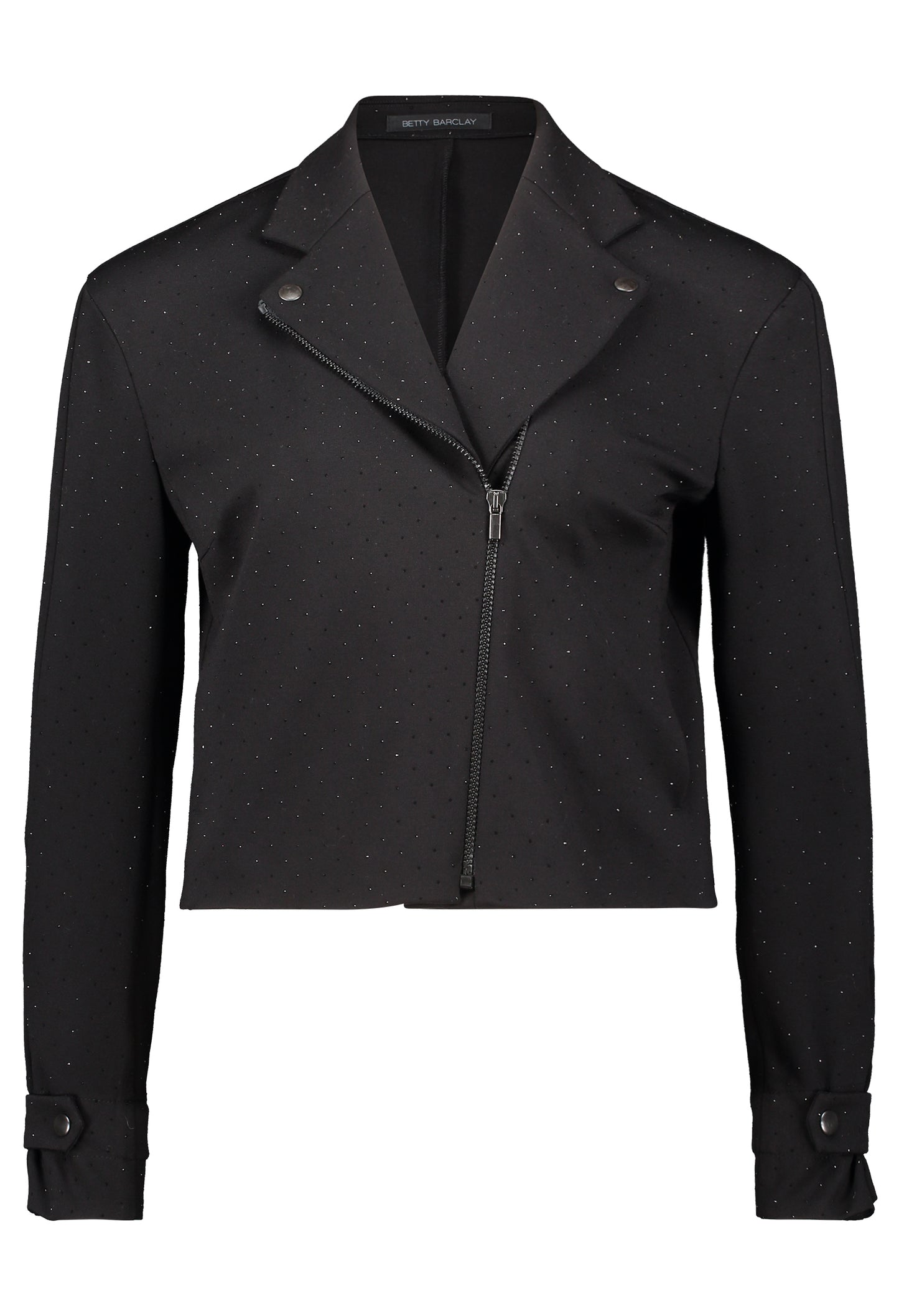 Rhinestone Biker Style Jacket