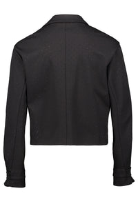 Rhinestone Biker Style Jacket