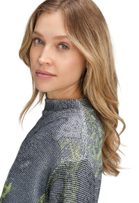 Paisley Print Knit Jumper