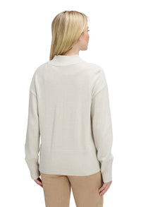 Stand-Up Collar Knit Jumper