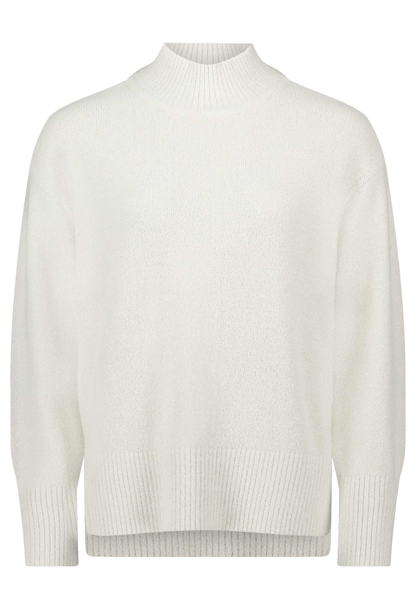 Stand-Up Collar Knit Jumper