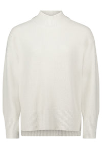 Stand-Up Collar Knit Jumper