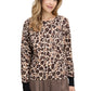 Animal Print Fine Knit Jumper
