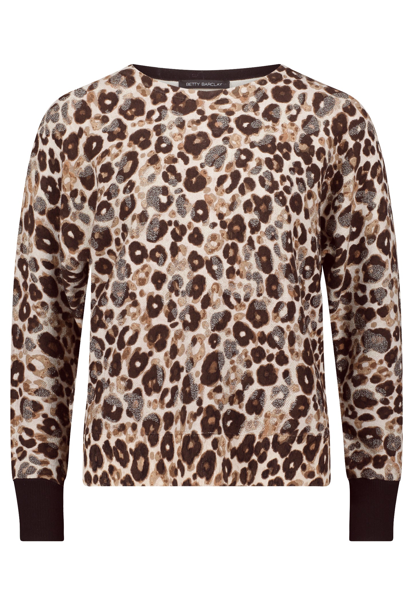 Animal Print Fine Knit Jumper