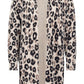 Animal Print Longline Cardigan