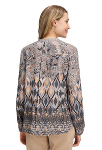 Abstract Print Blouse