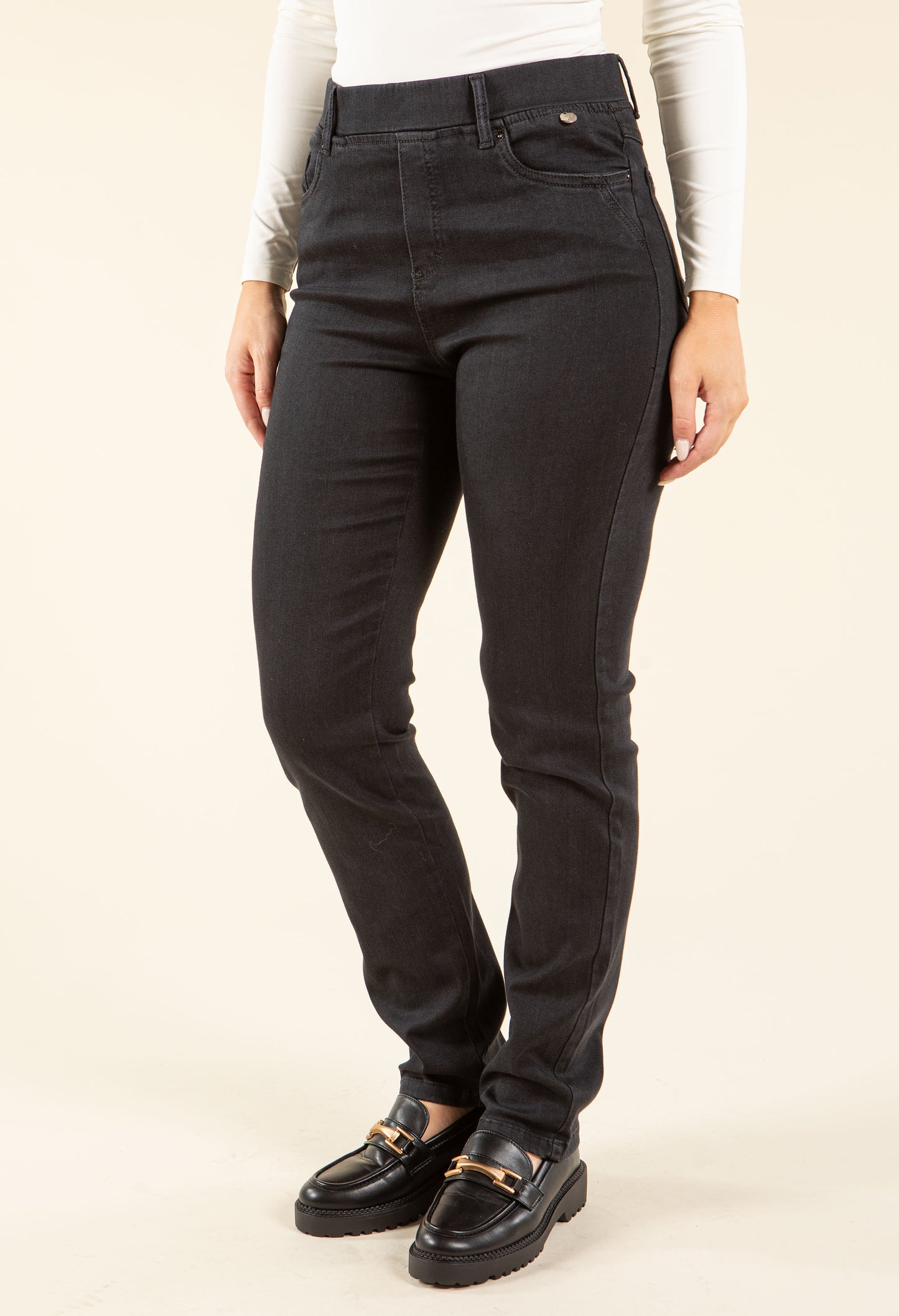 Angelika Thermo Pull On Jeans