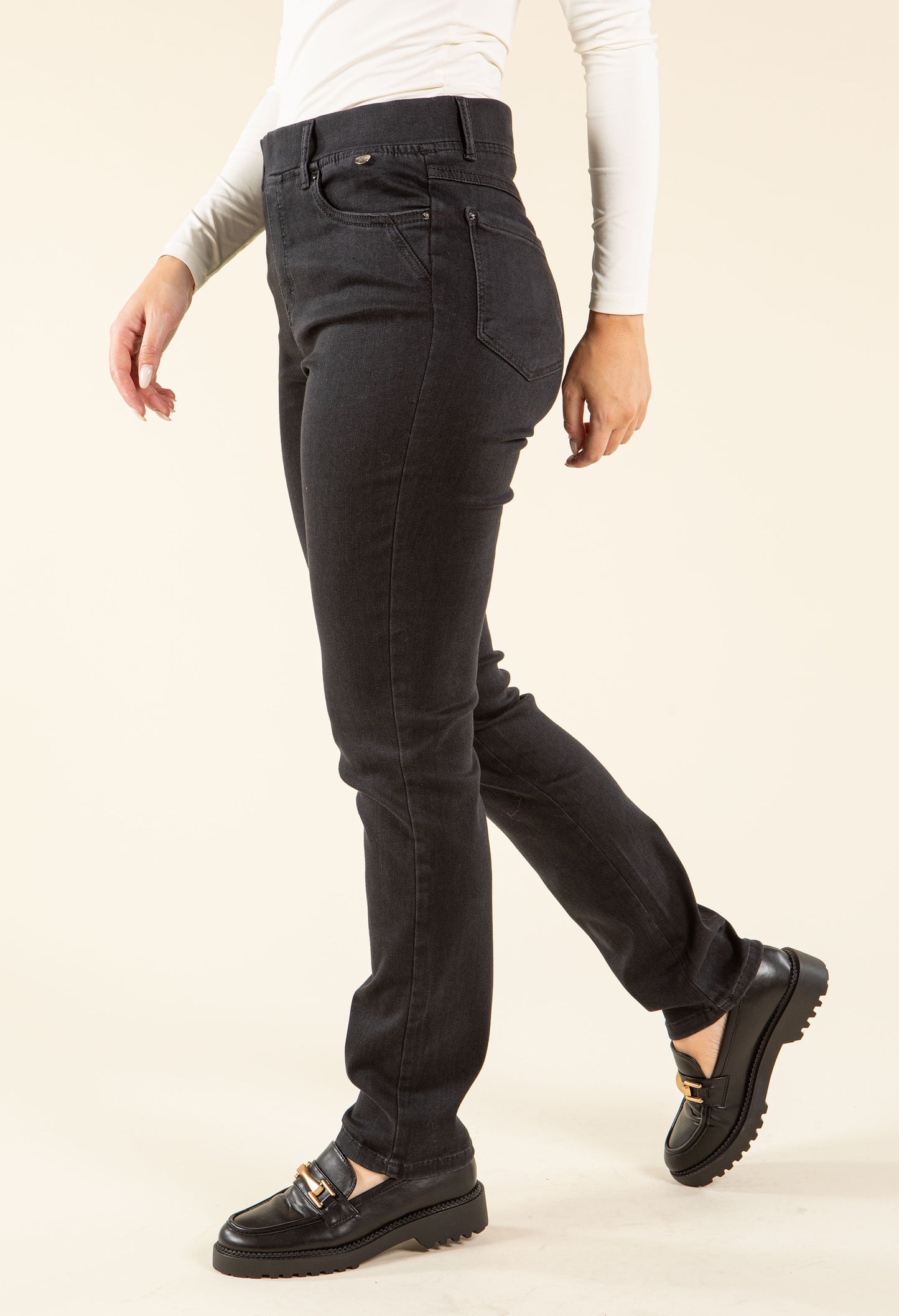 Angelika Thermo Pull On Jeans