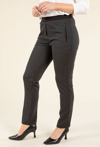 Angelika Slim Zip-Up Pocket Trousers