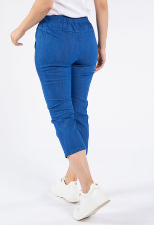 Pull on Capris with Embroidery detailing