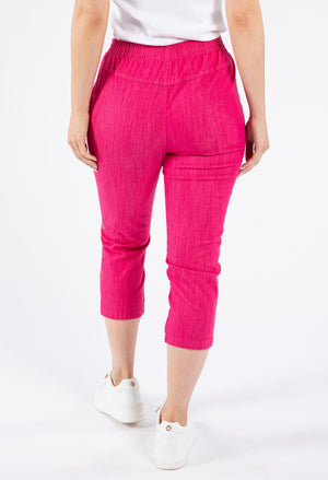 Pull on Capris with Embroidery detailing