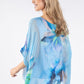 Abstract Floral Waterfall Top
