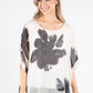 Abstract Floral Waterfall Top