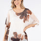 Abstract Floral Waterfall Top