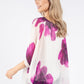 Abstract Floral Waterfall Top