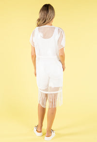 Heart Design Crochet Throw Over