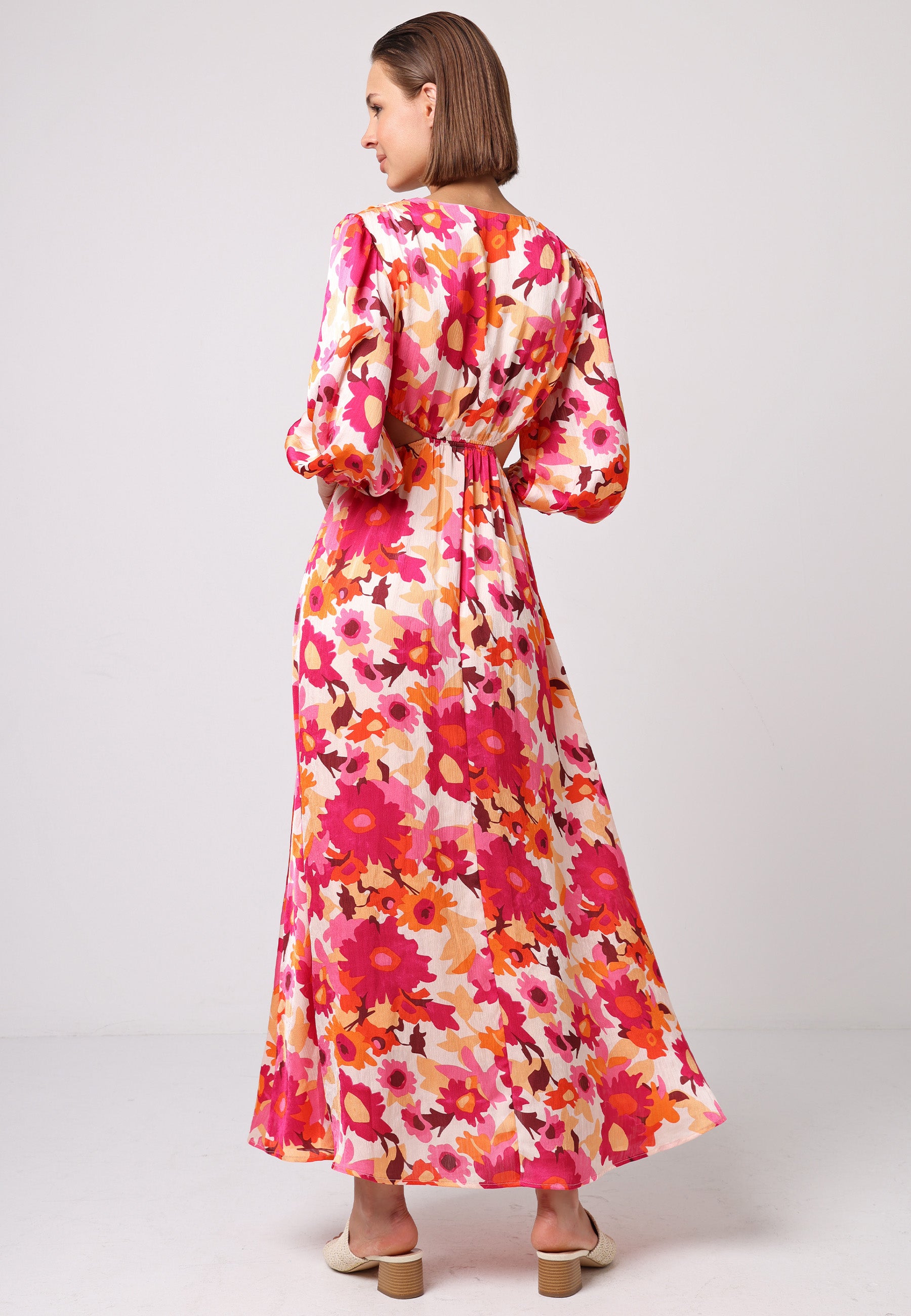 Cut Out Long Sleeve Maxi Dress Cut Out Long Sleeve Maxi Dress