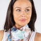 Satin Feel Animal Print Scarf