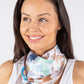 Satin Feel Animal Print Scarf
