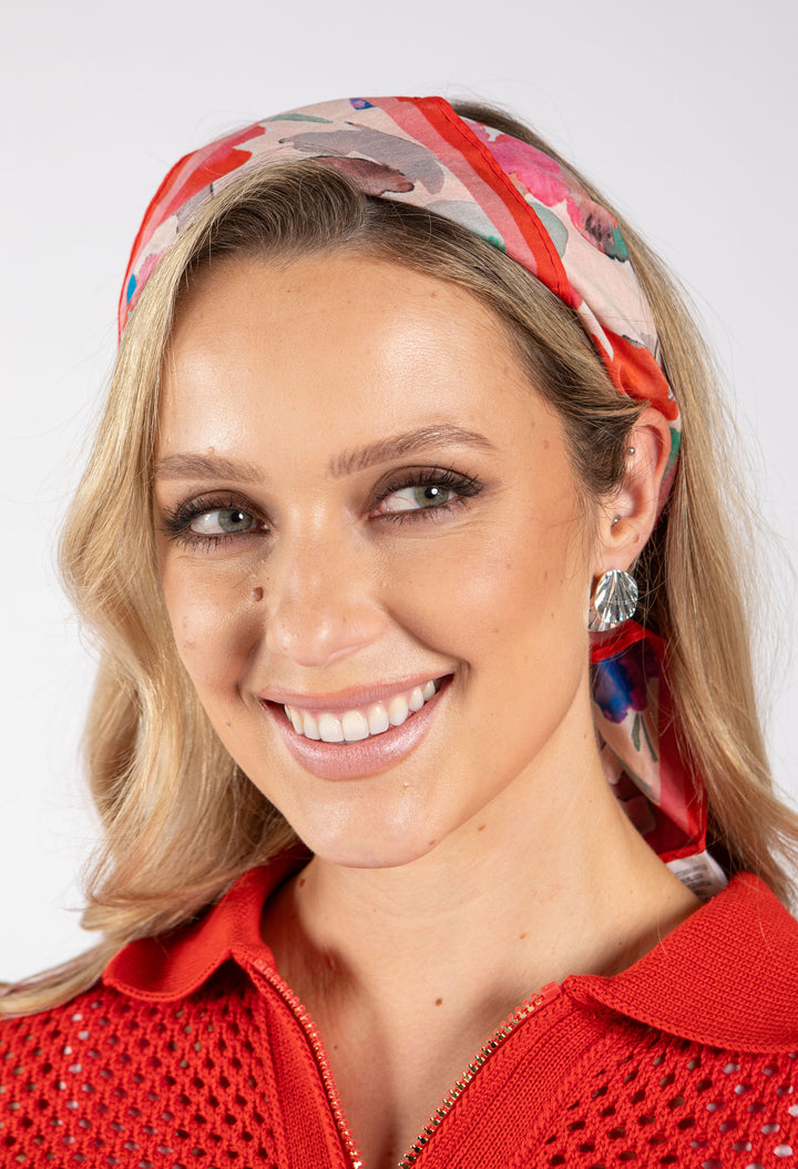 Floral Print Scarf