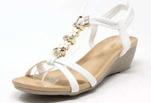 Diamond and Floral Wedge