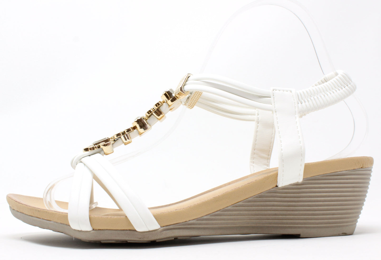 Diamond and Floral Wedge