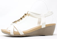 Diamond and Floral Wedge