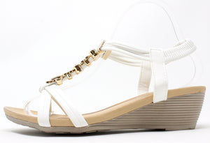 Diamond and Floral Wedge