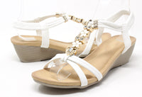 Diamond and Floral Wedge