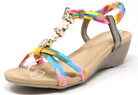 Diamond and Floral Wedge