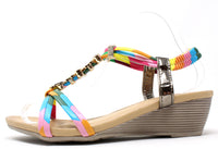 Diamond and Floral Wedge