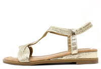 Metallic Twist Sandal