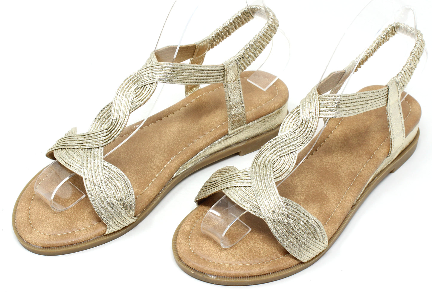 Metallic Twist Sandal