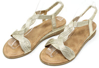 Metallic Twist Sandal