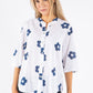 Floral Print Buttoned Blouse