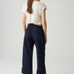 Miva Turn-Up Cropped Wide Jeans