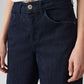 Miva Turn-Up Cropped Wide Jeans