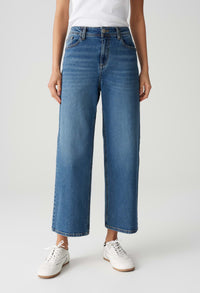 Lanah Cropped Wide Leg Jeans