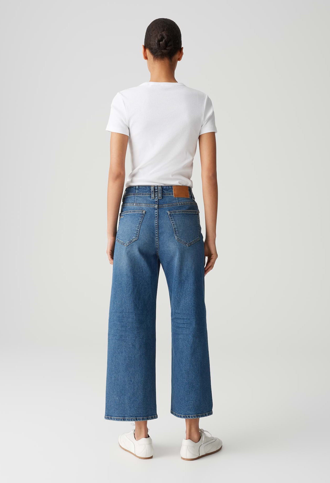 Lanah Cropped Wide Leg Jeans