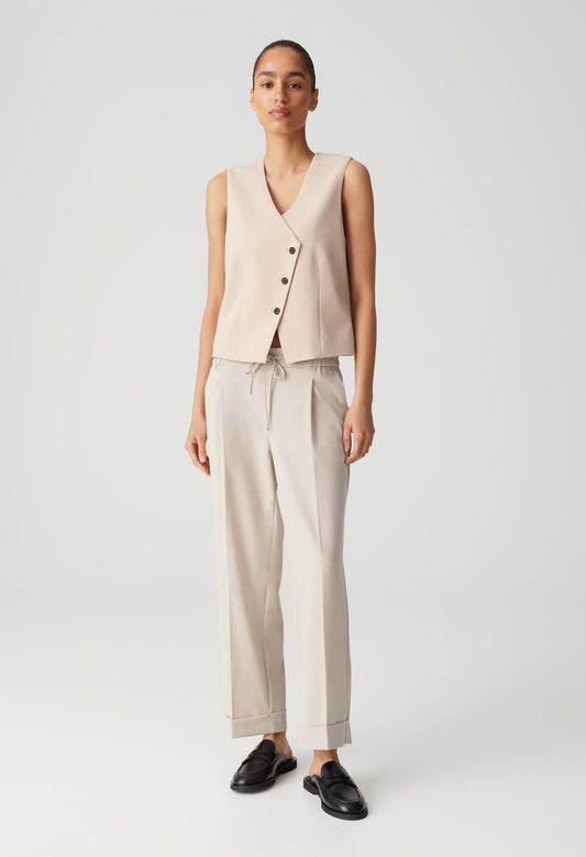 Melosa City Wide Cropped Trousers