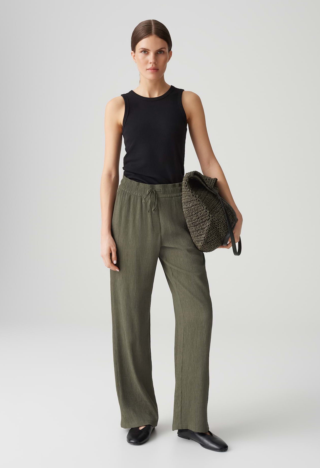 Opus Marou Crinkle Trousers