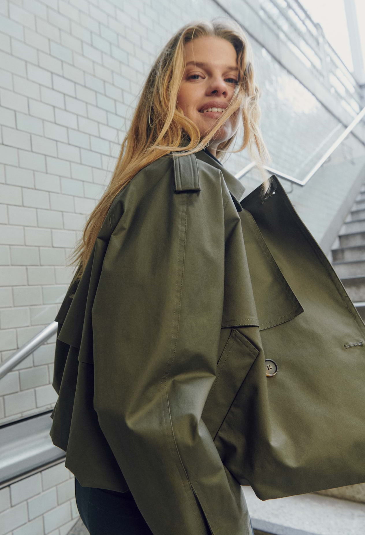 Hawena Loose Trench Jacket