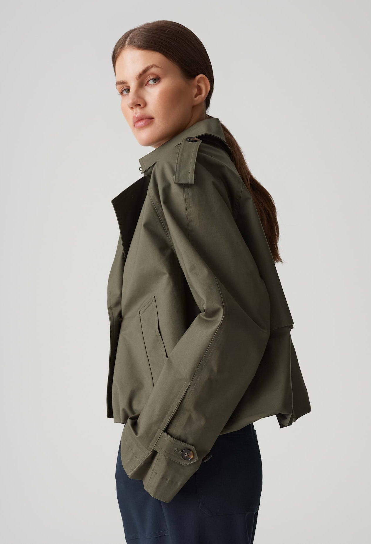 Hawena Loose Trench Jacket