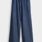 Melane Denim Wide Leg Joggers