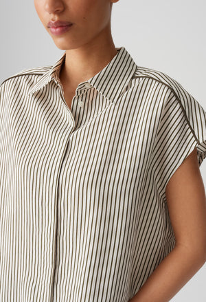 Famella regular striped blouse