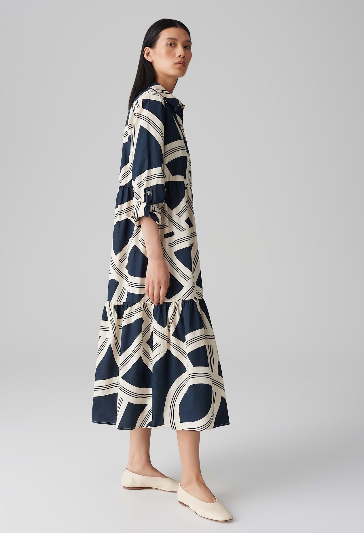 Werano Lane Printed Midi Dress