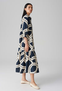 Werano Lane Printed Midi Dress