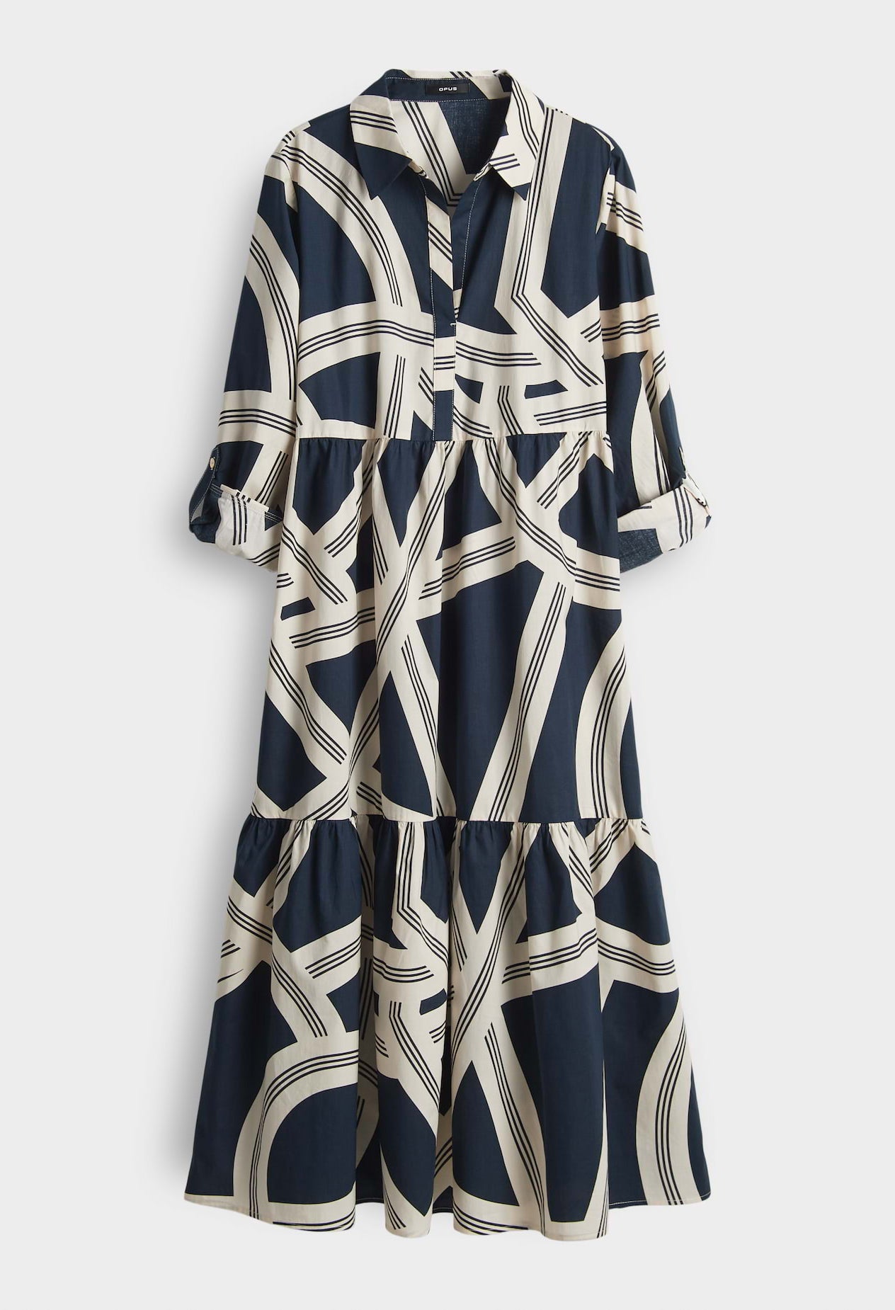 Werano Lane Printed Midi Dress